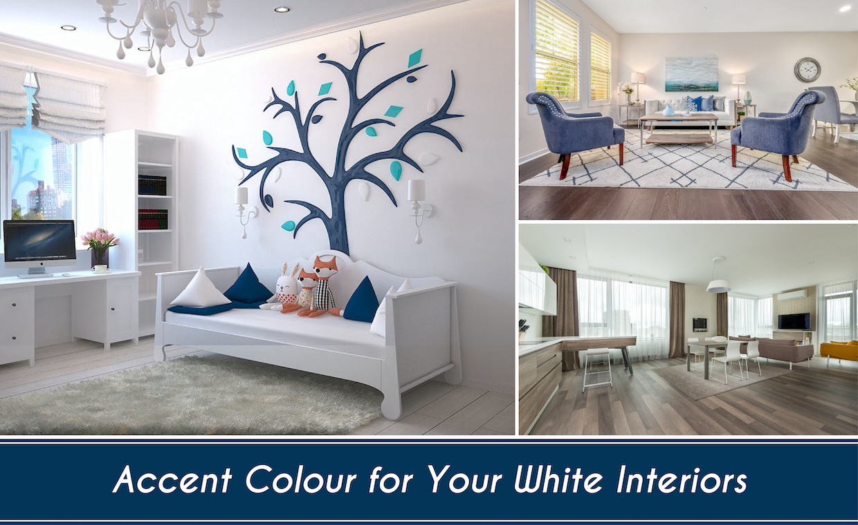 Accent Colour For A Fully White Room