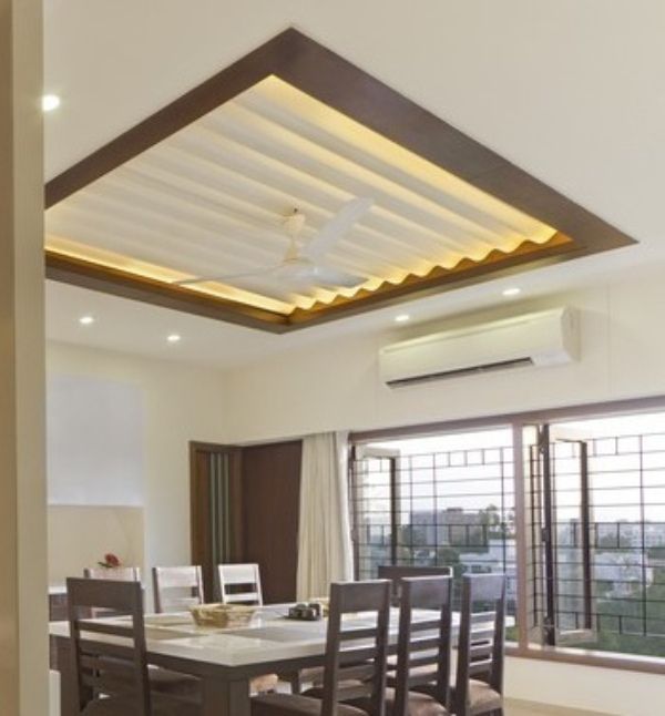 PVC False Ceiling Design for Dining Table